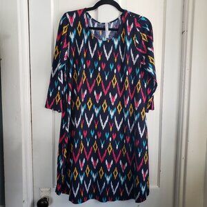 Dear Scarlett Dress Scoopneck 3/4 Sleeve